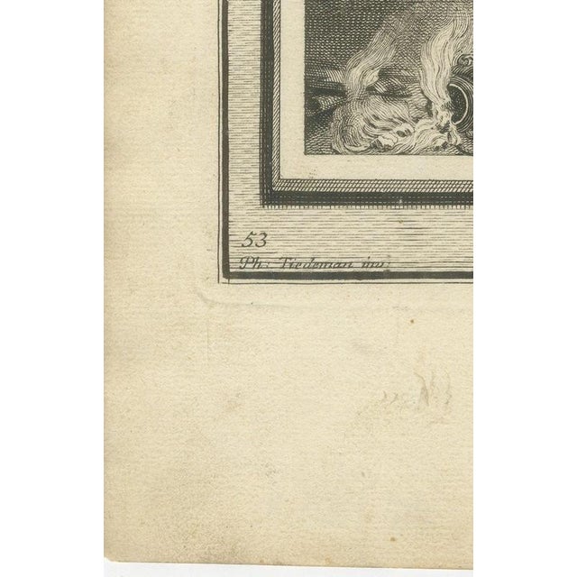 Pieter Mortier, Fire Consumes Aaron's Offering and Death of Nadab and Abihu, 1700, Engraving For Sale - Image 9 of 12