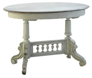 Oval-Shaped Salon Coffee Table, 1800s
