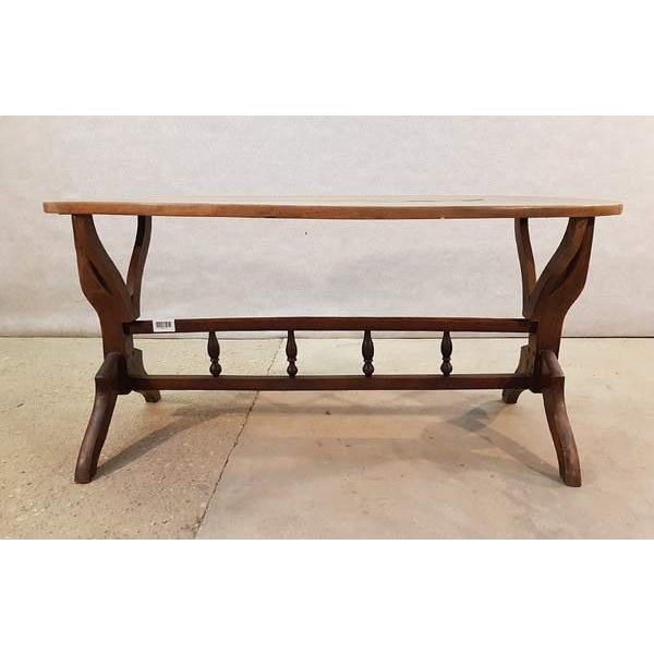 Vintage Dutch Oval Oak Mid Century Coffee Accent Table Chairish