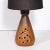 Ceramic Mid-Century Modernist Ceramic Table Lamp in Graphite and Red Iron Oxide Glaze For Sale - Image 7 of 12