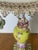 Mackenzie Childs 1960s Mackenzie Childs Style Handpainted Candlestick Lamp With Shade For Sale - Image 4 of 5
