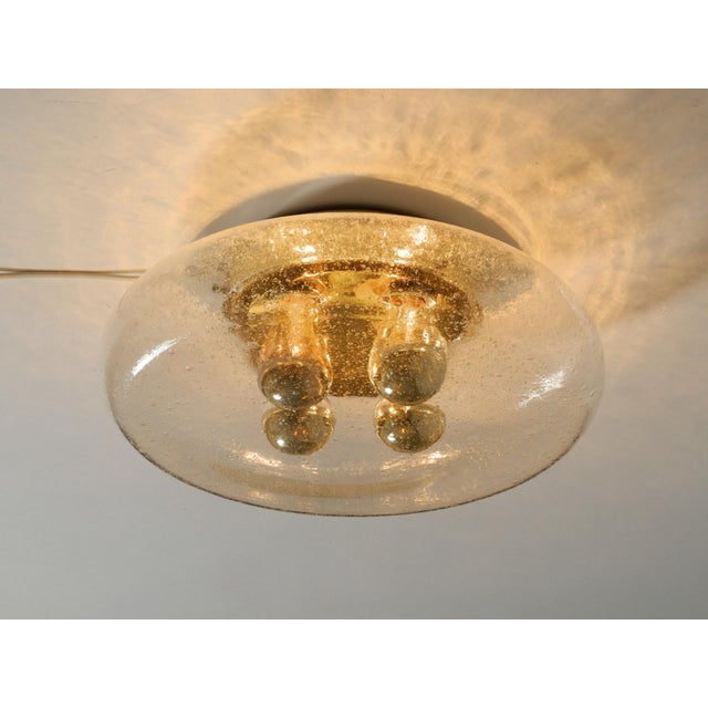 Metal Large Mushroom Ceiling Lamp with 4 Sockets from Limburg, 1970s For Sale - Image 7 of 18