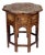 Large Inlaid Anglo Indian Side/Traveling Table With Rare Scalloped Top For Sale