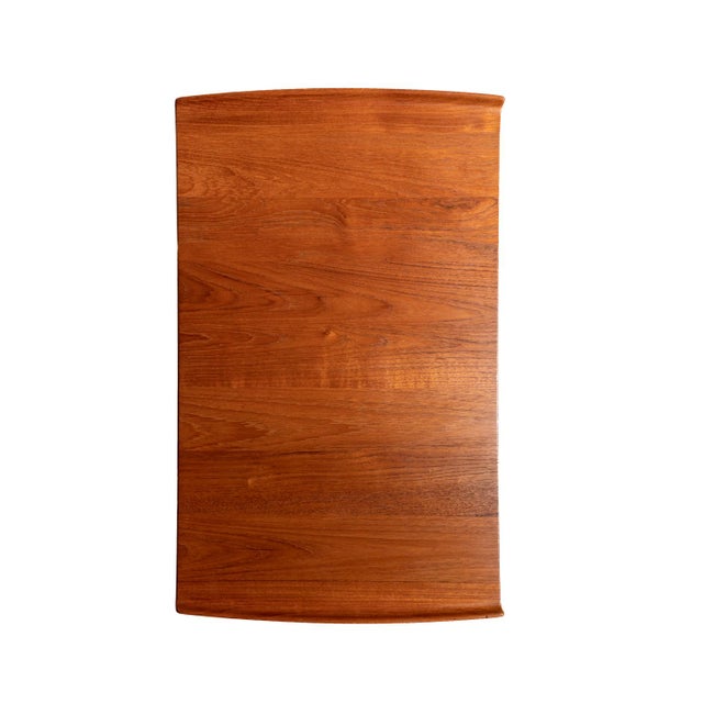 Brown Teak Trolley by Yngvar Sandström for Seffle, 1950s For Sale - Image 8 of 9