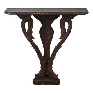 Empire Wall Console Table For Sale