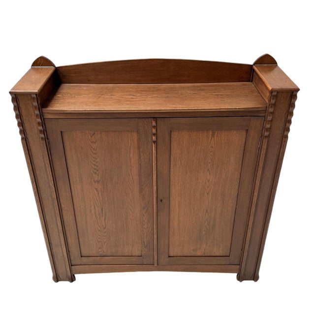 Wood Art Deco Amsterdamse School Bookcase by Piet Kramer, 1916 For Sale - Image 7 of 10