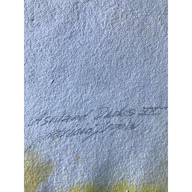 Late 20th Century Patricia Zippin "Ashland Ducks Xx" 1980s Abstract Painting Academie Julian For Sale - Image 5 of 6