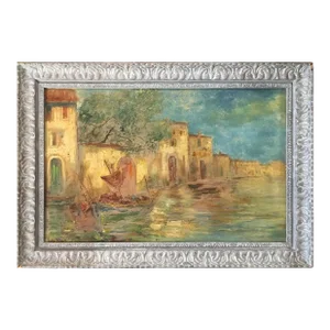 French Post Impressionist Landscape Painting, Signed