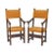 Antique Italian 19th Century Walnut High Back Throne Arm Chairs - a Pair For Sale - Image 13 of 13