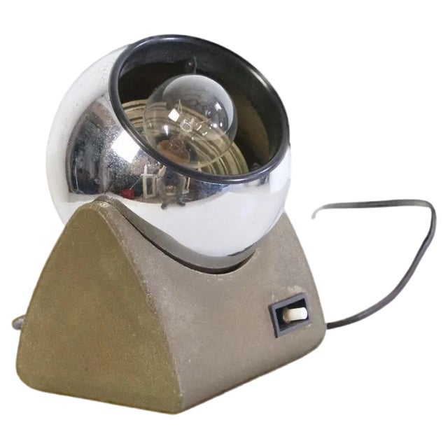 Mid-Century Magnetic Eyeball Table Lamp, 1970s For Sale