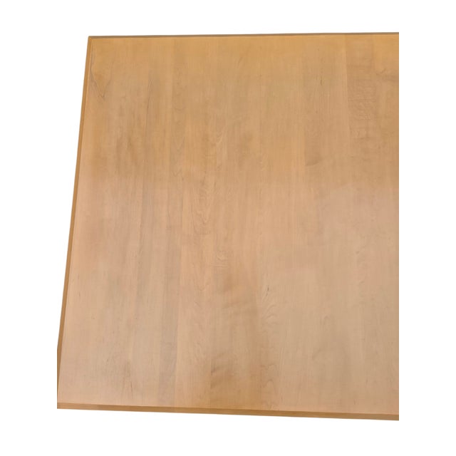 1990s Ethan Allen American Dimensions Map Case Coffee Table Storage Trunk Mission 255 For Sale - Image 17 of 18