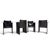 Solaria Leather Dining Chairs by Tito Agnoli for Arrben, 1970, Set of 4 For Sale - Image 11 of 18