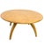Heywood-Wakefield Solid Birch Round Lazy Susan Coffee Table in Wheat For Sale - Image 14 of 18