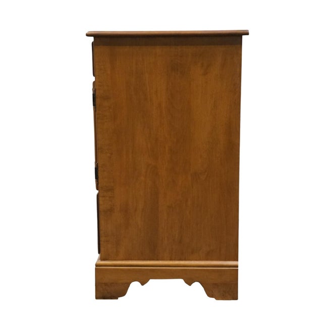 Ethan Allen Heirloom Nutmeg Maple Colonial Early American 62" Triple Door Dresser 10-5013 For Sale - Image 11 of 14