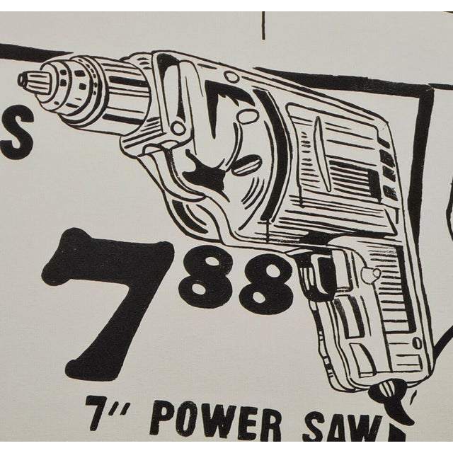 Andy Warhol Andy Warhol Signed Lithography Print "Drills 7.88" 1980s Pop Art For Sale - Image 4 of 7