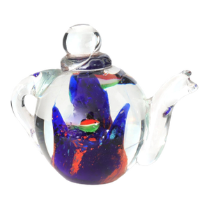 Murano Underwater Teapot Paperweight