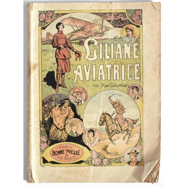 French 1920s Illustrated Story, "Liliane, Aviatrice" For Sale - Image 9 of 9