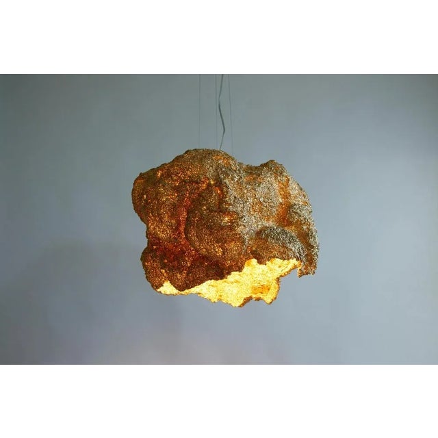 Contemporary Storm Chandelier in Bronze by Johannes Hemann For Sale - Image 3 of 6