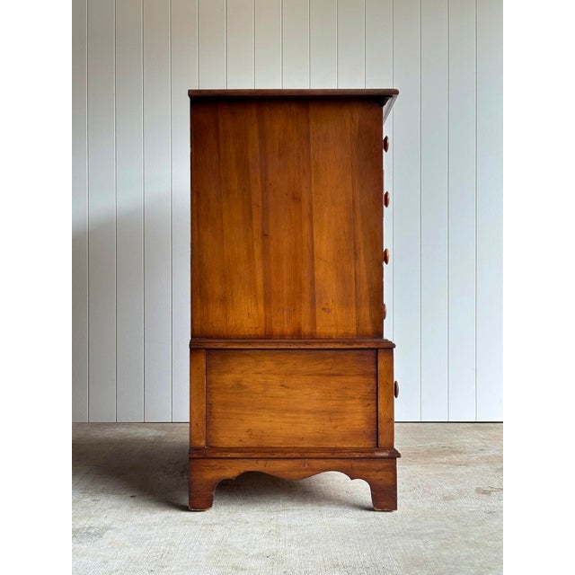 Vintage Walnut Five-Drawer Chest of Drawers With Hidden Cedar Chest, 1930s–1940s For Sale - Image 9 of 18