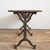 Antique French Wrought Iron Bistro Table with Wooden Top, 1890s For Sale - Image 5 of 13