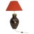 Red Terracotta Tadelakt Finishing Brown Table Lamp, 1970 For Sale - Image 8 of 8