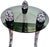 1960s Murano Postmodern Italian Glass Side Table For Sale - Image 9 of 10