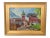French Silvio Silvestri, Listed Artist European Cityscape Village Oil Painting W/ Antiqued Gold Frame For Sale - Image 3 of 12