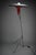Mid-Century Tripod NX 38 Floor Lamp with Red Cone and Grey Saucer Shade by Louis Kalff for Philips, Netherlands, 1950s For Sale - Image 6 of 14