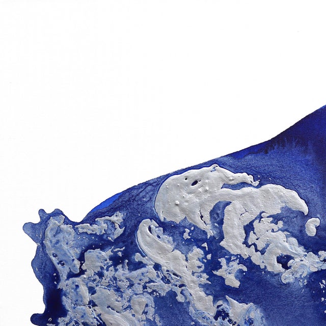 Winter Solstice - Original Contemporary Abstract Acrylic Painting on Canvas For Sale - Image 4 of 9