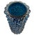 Blue Murano Glass Rostrato Vase by Murano for Murano, 1980s For Sale - Image 4 of 5