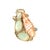 A brooch by Iradj Moini. Features aquamarine cabochons in blue and citrine ovals in orange. Accented with turquoise...