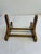 Late 20th Century Vintage Gold Painted Wood Plate Stand / Easel For Sale - Image 5 of 8