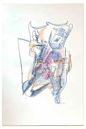 Antonio Marasco, Abstract Composition, Lithograph, 1970s