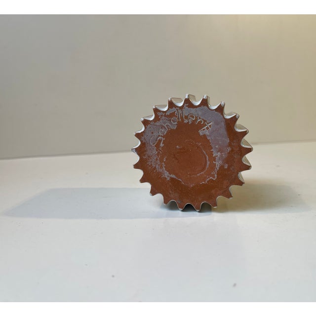 Vintage Art Deco Ceramic Vase by Christan Schollert, 1940s For Sale - Image 9 of 11