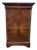 French 19th Century Louis Philippe Burl Walnut Marble Top Secretaire For Sale