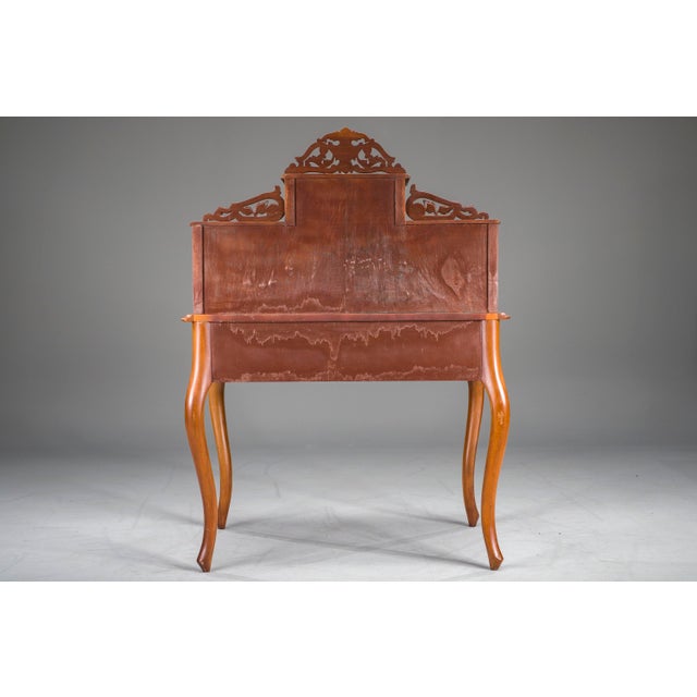 Wood Louis Philippe Walnut Secretary Desk For Sale - Image 7 of 16