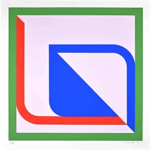 Carlo Lorenzetti, Abstract Composition, Screen Print, 1969
