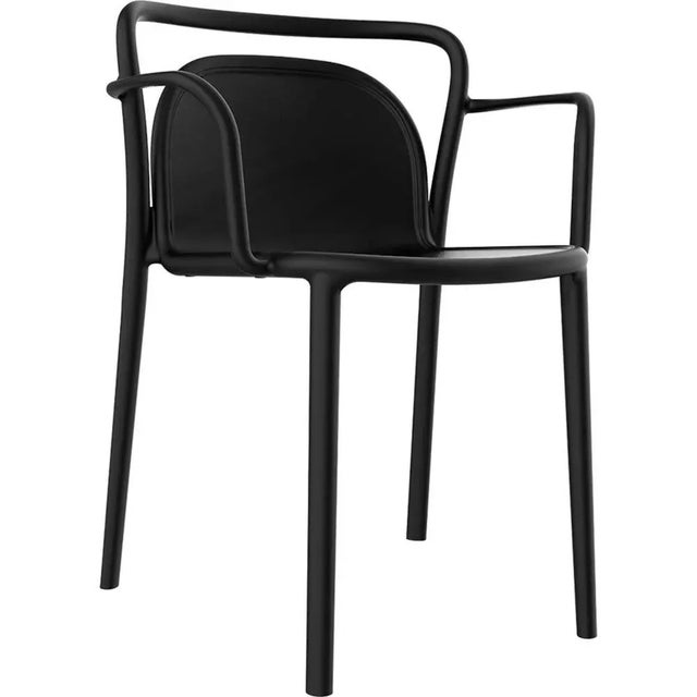 Set of 4 classe black chairs by mowee dimensions: d52 x w52 x h77 cm (seat height 45 cm) material: polypropylene resin...