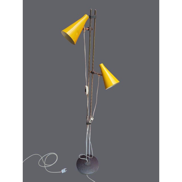 Czechoslovakian Floor Lamp by Josef Hurka for Lidokov For Sale - Image 14 of 14