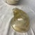 Gold Vintage Murano Seguso Gold Fleck Aventurine Hand Blown Art Glass Conch Shells - Pair For Sale - Image 8 of 9
