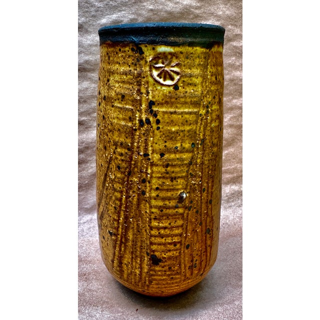 Mid-Century Modern Mid Century Modern Otto & Vivika Heino Studio Pottery Vase For Sale - Image 3 of 7