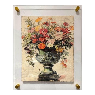 Colorful Floral Bouquet - Hand Textured Flower Bouquet For Sale