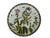 This exquisite set of three decorative porcelain plates features a masterful blend of naturalist illustration and...