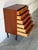 Teak Tallboy Dresser With 6 Drawers Danish Mid-Century Modern 1960s For Sale - Image 9 of 12