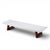 Paul Frankl for Johnson Furniture Company Mid Century Cork and Mahogany Coffee Table Bench For Sale - Image 9 of 9