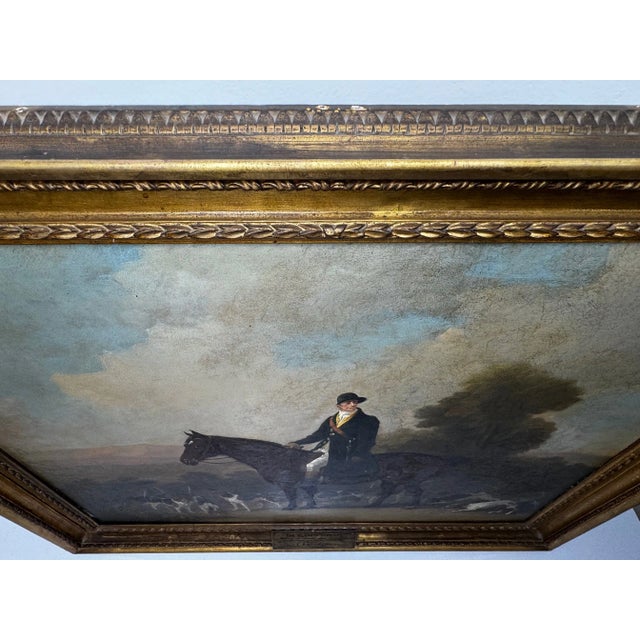 Large 19th Century Oil Painting the Clandon Harriers Hunt John Imms of Ringmer Up Libertine Mare Hor For Sale - Image 9 of 12