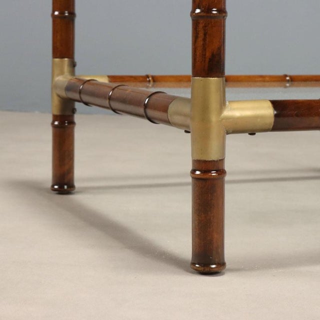 Bamboo Coffee Table, 1960s For Sale - Image 5 of 8