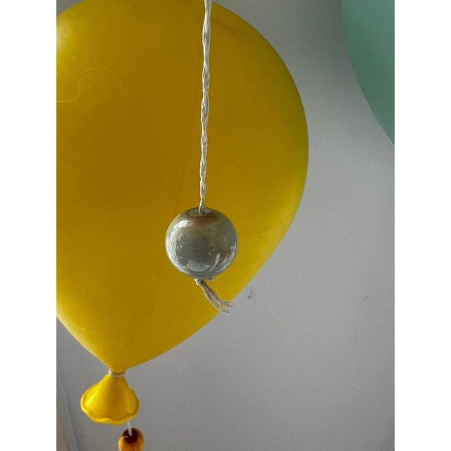 Balloon Wall Lights by Yves Christin for Bilumen, Italy, 1980s, Set of 3 For Sale - Image 6 of 8