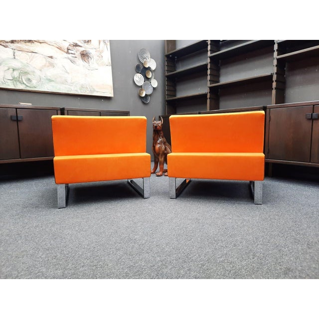 Metal Space Age Lounge Chairs by Martin Stoll, Germany, 2000s, Set of 2 For Sale - Image 7 of 17