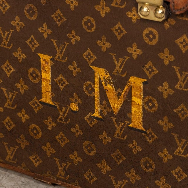 20th Century Courier Trunk in Monogram Canvas from Louis Vuitton, France, 1930 For Sale - Image 15 of 18